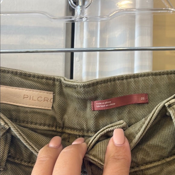 Anthropologie Olive Patchwork Jeans - Picture 4 of 5